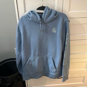 Blue carhartt sweatshirt